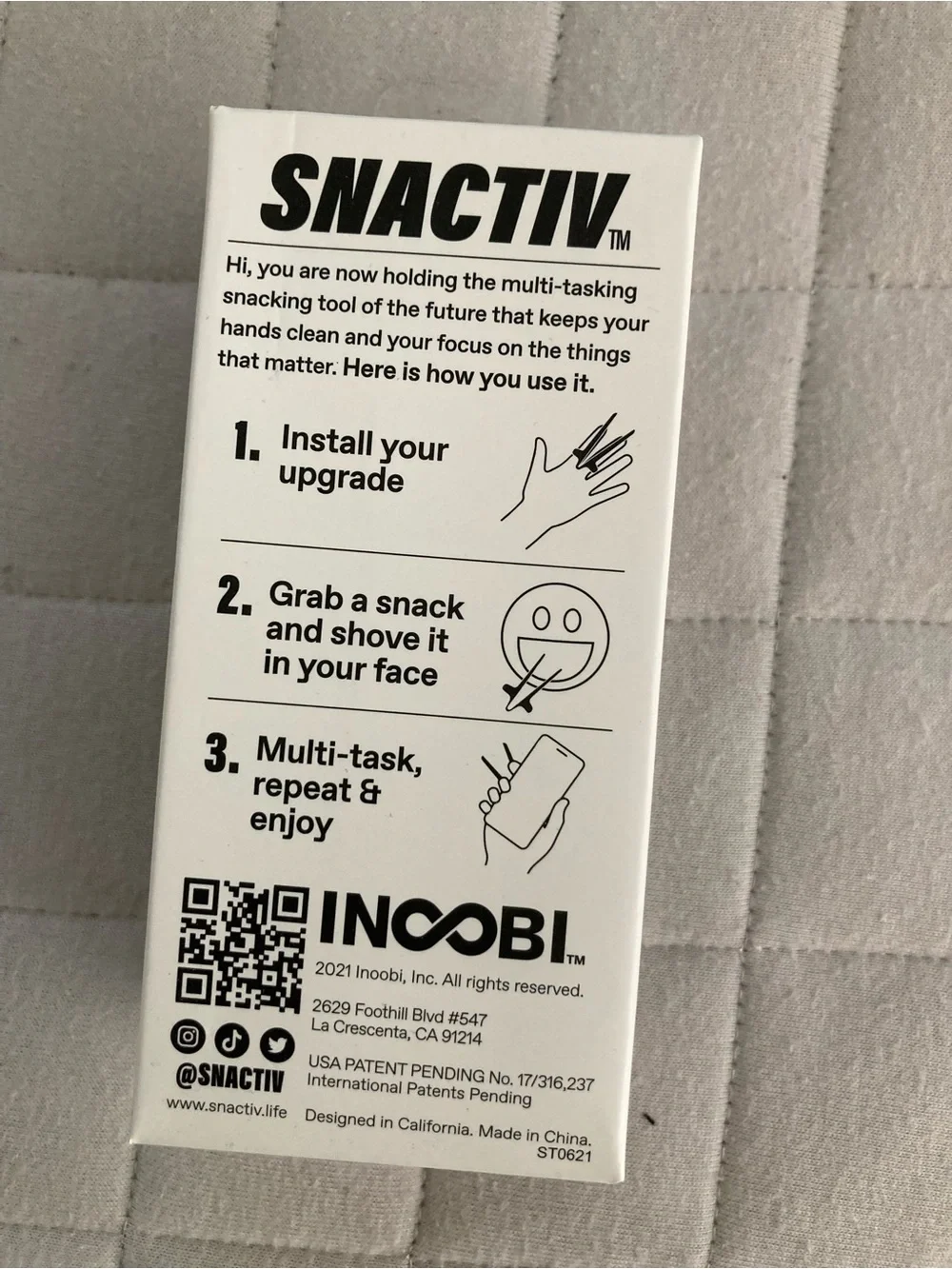 Snactiv black dining
